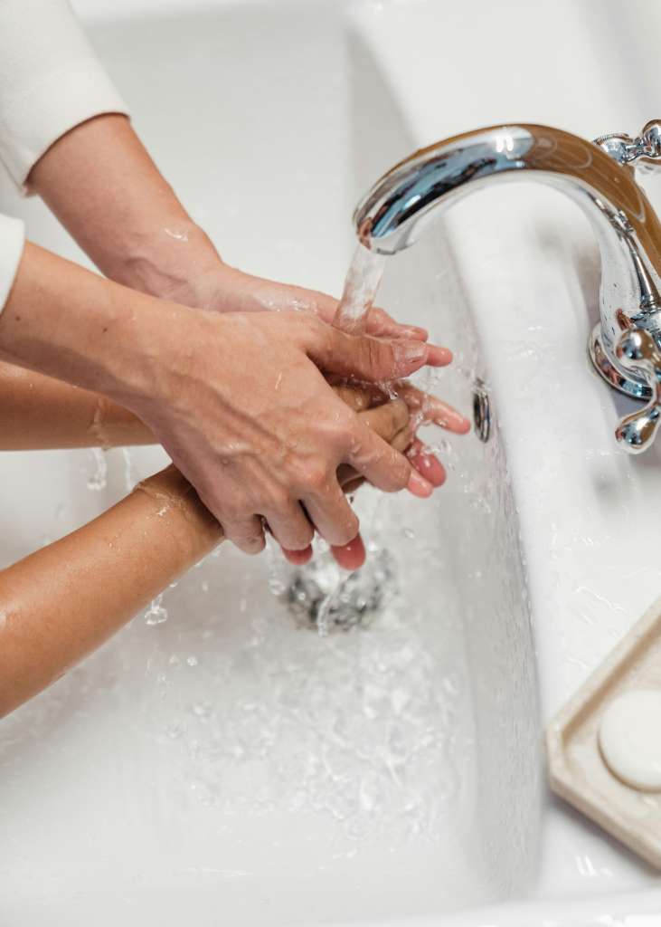 tap-washing water filtration system